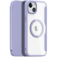 Dux Ducis Skin X Pro Magnetic Flip MagSafe Case iPhone 15 Plus - Purple