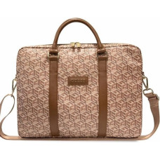 Guess GCube Stripes GUCB15HGCFSEW bag for 16" laptop - brown
