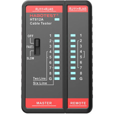 Habotest Tīkla kabeļu testeris Habotest HT812A RJ45|RJ14|RJ12|RJ9