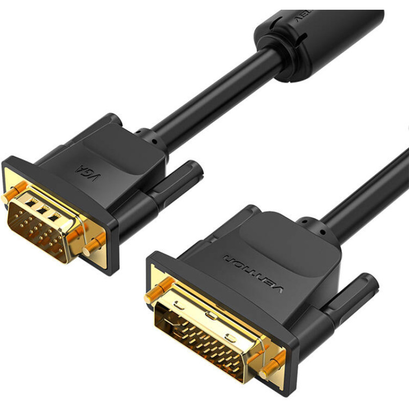 Vention DVI(24+5) to VGA Cable 1.5m Vention EACBG (Black)