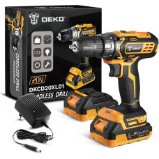 Deko Tools Cordless Drill Deko Tools DKCD20XL01-H10S2 20V