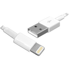 Lexton PS USB- IPHONE kabelis 1m balts