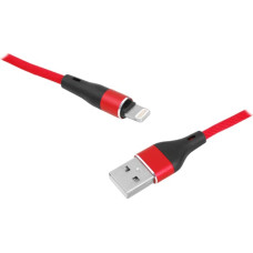 LTC PS USB - microUSB kabelis 1m, pīts, sarkans