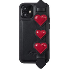 Kingxbar Sweet Series case decorated with original Swarovski crystals iPhone 12 Pro Max black