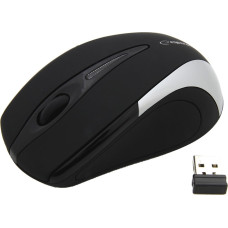 ESPERANZA Bezvadu optiskā pele EM101S USBNANO izeja 2 4 GHz sudraba krāsā