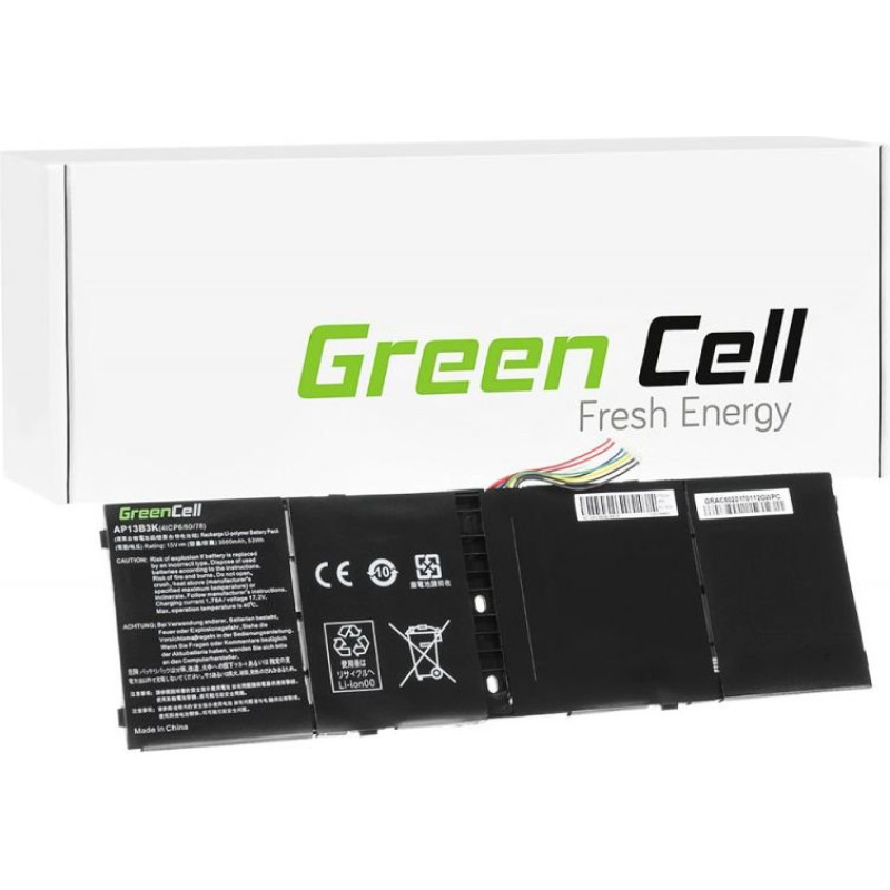 Green Cell AP13B3K for Acer Aspire ES1-511 V5-552 V5-552P 15v 3400mAh