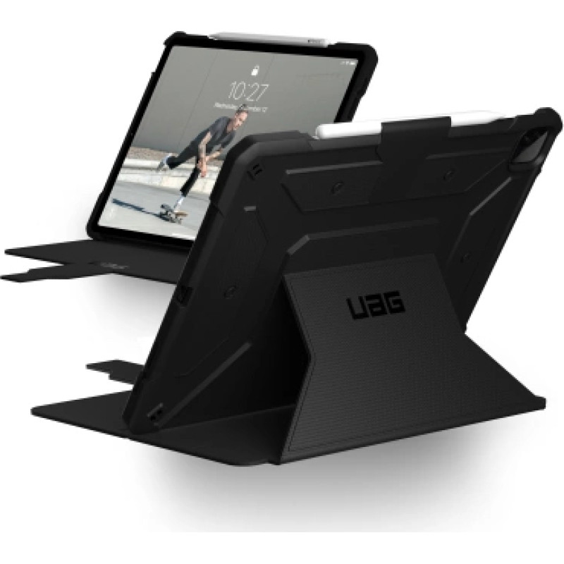 UAG Metropolis case for iPad Pro 12.9" 4|5|6G with Apple Pencil holder - black