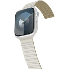 Araree pasek Silicone Link Apple Watch 38|40|41mm biało-zielony|warm white-khaki AR70-01908C