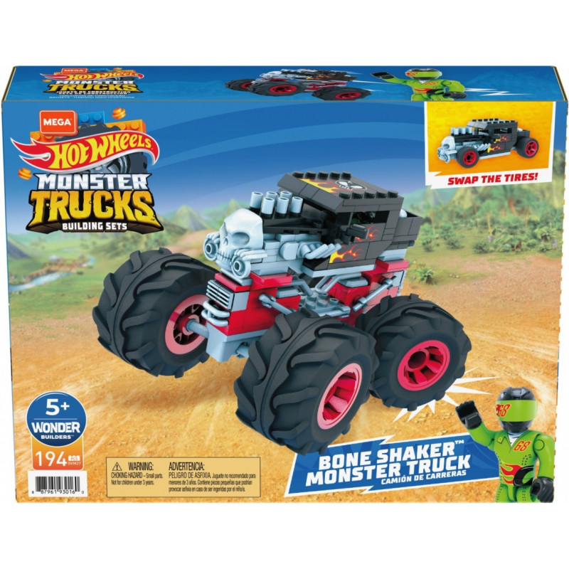 Mega Construx GVM27  - Hot Wheels Bone Shaker Monster Truck