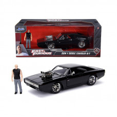 Fast and Furious Car Dodge Charger 1970 Action Attēls 1:24