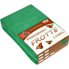 Frotē pieguļošs palags 120x200 zaļa zāle 049 bieza 200g/m2