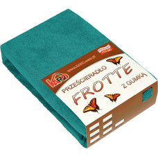 Frotē pieguļošs palags 60x120 tirkīza tumšs 016 biezs 200g/m2