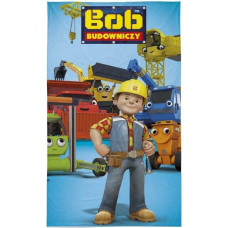 Bērnudārza dvielis 30x50 Bob the Builder Ekskavators Celtnis buldozers bērniem kokvilna 0700