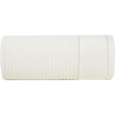 Towel Glory 2 30x50 krēms ar velūra apmali un sudraba pavedienu 500g/m2 frotē audums