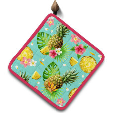 Paklājiņš virtuves satvērējs 20x20 Sweet Pineapple ananāsu piparmētra