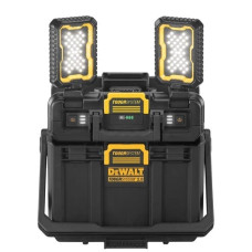 Dewalt-Maszyny bezvadu LED lampa, 18 V, ar TOUGHSYSTEM 2.0 instrumentu kasti, DeWalt [DWST08061-1]