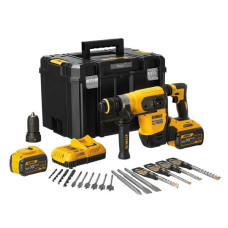 Dewalt-Maszyny SDS+ 54V FlexVolt āmura urbis ar maināmu rokturi, DeWalt [DCH417X2-QW] trieciens 4,5J, Li-Ion, 2x9,0Ah, TSTAK