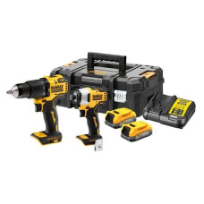 Dewalt-Maszyny akumulators Combo komplekts DCD709 + DCF809, 18V XR, Li-Ion POWERSTACK 2x1,7Ah, DEWALT [DCK2062E2T-QW]