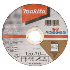 Makita-Akcesoria korunda disks metāla un nerūsējošā tērauda griešanai 125/22.23/1.0mm Makita [E-03040]