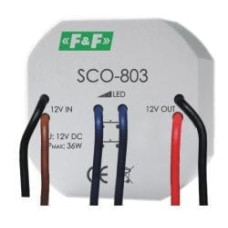 F&F Ściemniacz LED 36W 12V DC z pamięcią kapsułka fi55mm (SCO-803)