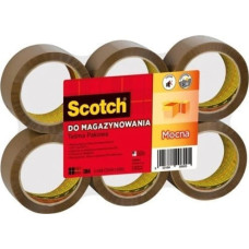 3M Taśma pakowa SCOTCH® (S5066F6), akrylowa, 50mm, 66m, brązowa - 8021684006005