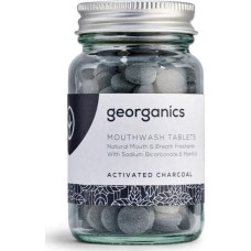 Georganics Naturalne tabletki do płukania jamy ustnej Activated Charcoal, 180 tabletek