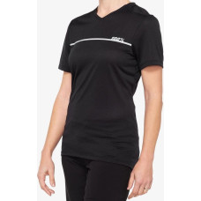 100% Koszulka damska 100% RIDECAMP Women's Jersey krótki rękaw black grey roz. L (NEW 2021)