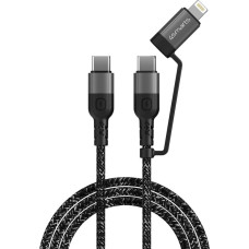 4Smarts Kabel USB 4smarts USB-C - Lightning 1.5 m Czarny (4S468545)