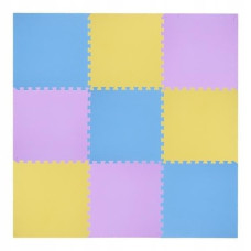 One Fitness Puzzle mat multipack One Fitness MP10 yellow-blue-purple