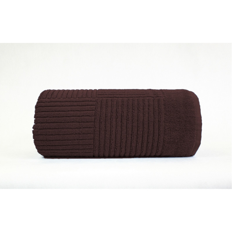 Dvielis Enigma 30x50 brūns 450g/m2 Frotex