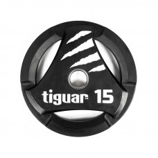 Tiguar Olympic plate PU 15 kg TI-WTPU01500