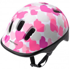 Meteor Bike helmet KS06 Hearts pink size XS 44-48cm Jr 24818