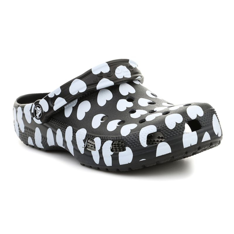 Crocs Classic Heart Print Clog W 207679-066