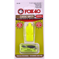 FOX Whistle 40 Classic Safety + string 9903-1308 neon