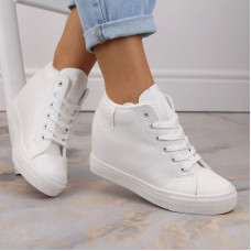 Big Star W INT1899B insulated wedge sneakers white