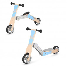 Spokey Balance bike and children's scooter 2in1 WOO-RIDE MULTI 940906 blue