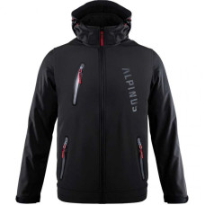 Alpinus Denali softshell jacket black M BR43381