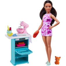 Barbie Lelle - HCD43 - -virtuves komplekts - KAĶĒNS