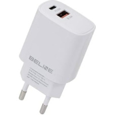 Beline Ładowarka sieciowa 30W GaN USB-C + USB-A, biała