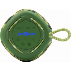 Gembird SPK-BT-LED-03-CM portable Bluetooth speaker with RGB LED Light Camo 5W