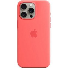 Apple iPhone 15 Pro Max Silicone Case with MagSafe - Pink