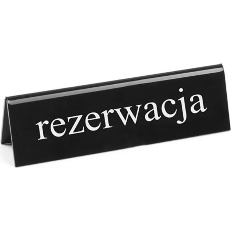 Hendi Divpusēja informatīvā zīme REZERVĒŠANA, Plexiglas PL - 663523