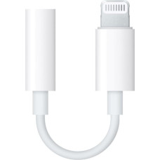 Apple oriģināls austiņu adapteris no Lightning savienotāja līdz 3,5 mm mini ligzdai, balts
