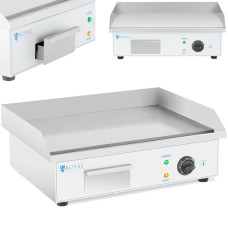 Royal Catering Elektriskais grils, gluda grila plāksne, 550 x 350 mm, 3000 W