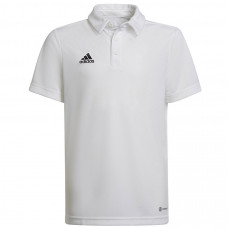 Adidas ENTRADA 22 Polo Y T-krekls HC5059 / balts / 116 cm