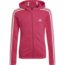 Adidas Girls Essentials 3S Hoodie ar pilnu rāvējslēdzēju HM8753 / rozā / 140 cm