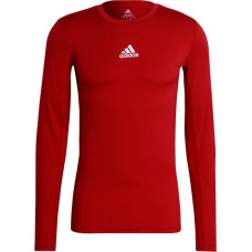 Adidas T-krekls TECHFIT LS TOP GU7336 / sarkans / M