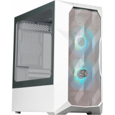 Cooler Master MasterBox TD300 Mesh  tower case (white  tempered glass)
