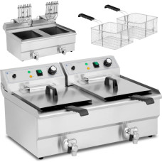 Royal Catering Divu kameru fritieris 2 x 16 l 6000 W