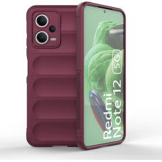 Hurtel Elastīgs vāciņš Xiaomi Redmi Note 12 5G / Poco X5 5G Magic Shield Case Burgundy